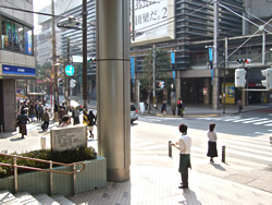 みずほ銀行のある交差点